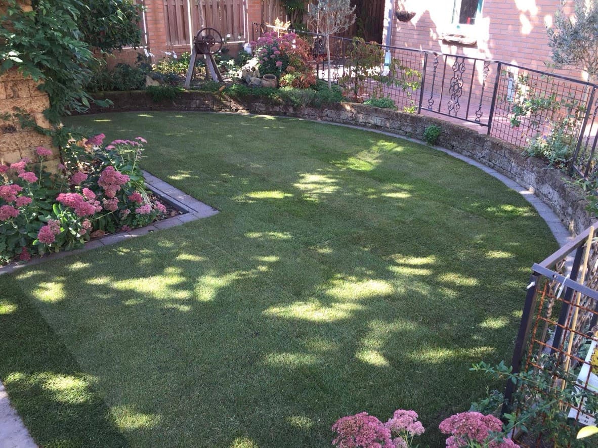 Graszoden leggen