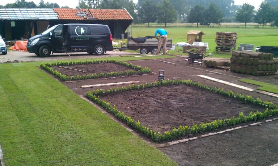 Graszoden leggen in Wehl - foto 2