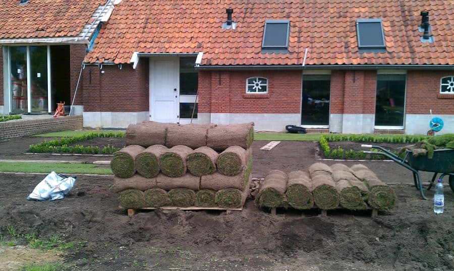 Graszoden leggen in Wehl - foto 3